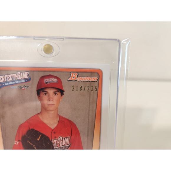 2011 Bowman Perfect Game MAX FRIED AUTO #'d 218/235 ATLANTA BRAVES - Picture 3 of 3